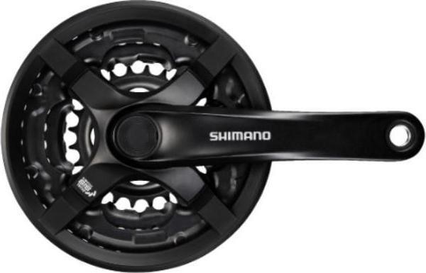 SHIMANO Bisiklet Aynakol FC-TY501 8/7/6-vites 175,0 mm 42-34-24D Siyah Orta Dişli - Image 1