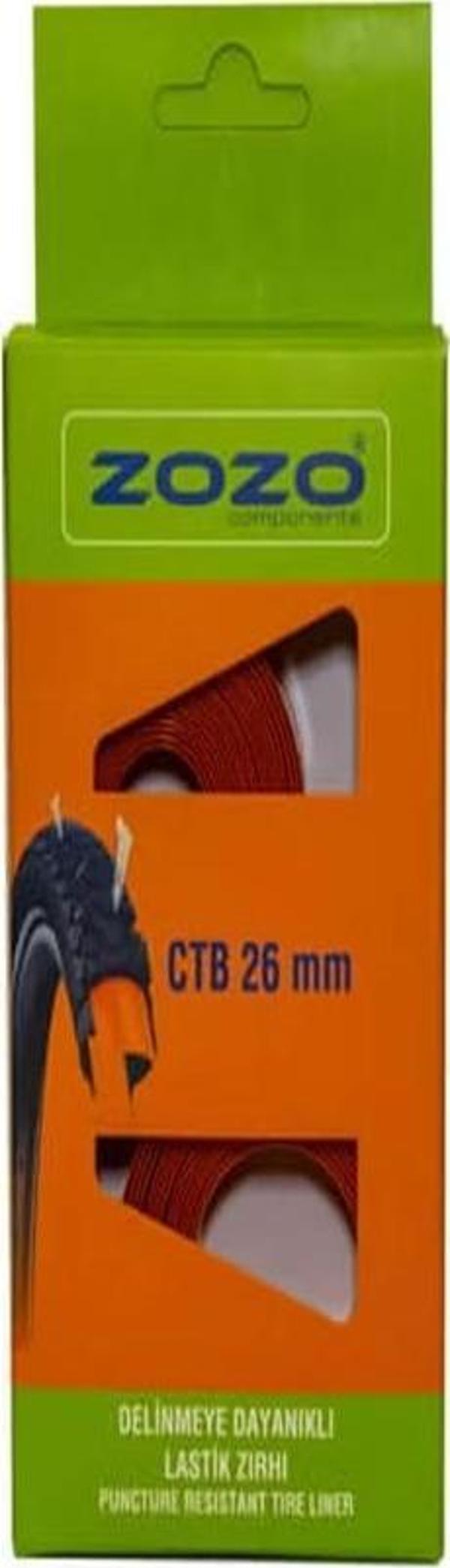 Zozo 28 Jant Uyumlu Şehir Bisikleti Lastik Zırhı 26mm Delinmeye Dayanıklı Lastik Zırhı Turuncu - Image 1