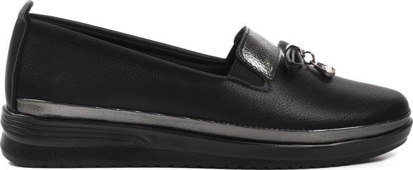 Ayakmod 037 Siyah Simli Kadın Günlük Ayakkabı - Image 1