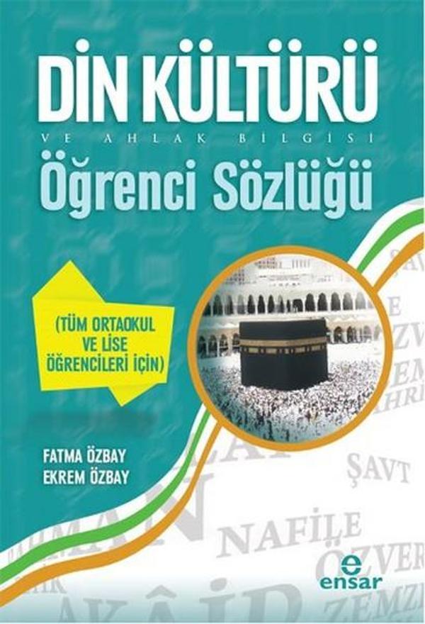 Din Kültürü ve Ahlak Bilgisi Öğrenci Sözlüğü - Ensar Neşriyat - Image 1