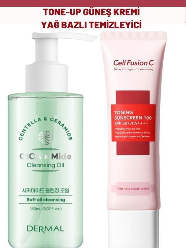 Cell Fusion C Toning  Tone Up Güneş Kremi ve Dermal Yağ Bazlı Temizleyici - Image 1