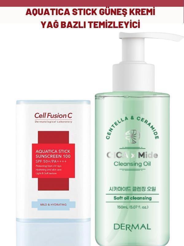 Cell Fusion C Aquatica Güneş Kremi ve Dermal Yağ Bazlı Temizleyici - Image 1