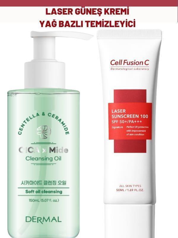 Cell Fusion C Laser Güneş Kremi ve Dermal Yağ Bazlı Temizleyici - Image 1