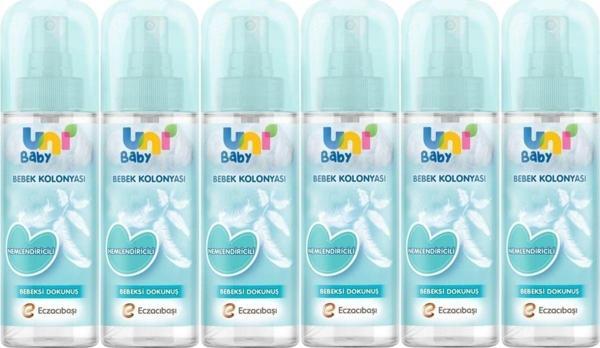 Uni Baby Bebek Kolonyası Bebeksi Kokular 6 x 150 ml - Image 1