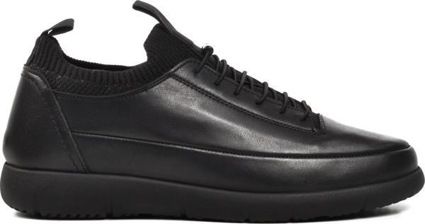 Ayakmod 4065 Siyah Hakiki Deri Erkek Günlük Ayakkabı - Image 1