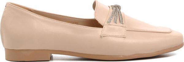 Ayakmod 514509 Bej Kadın Loafer Ayakkabı - Image 1