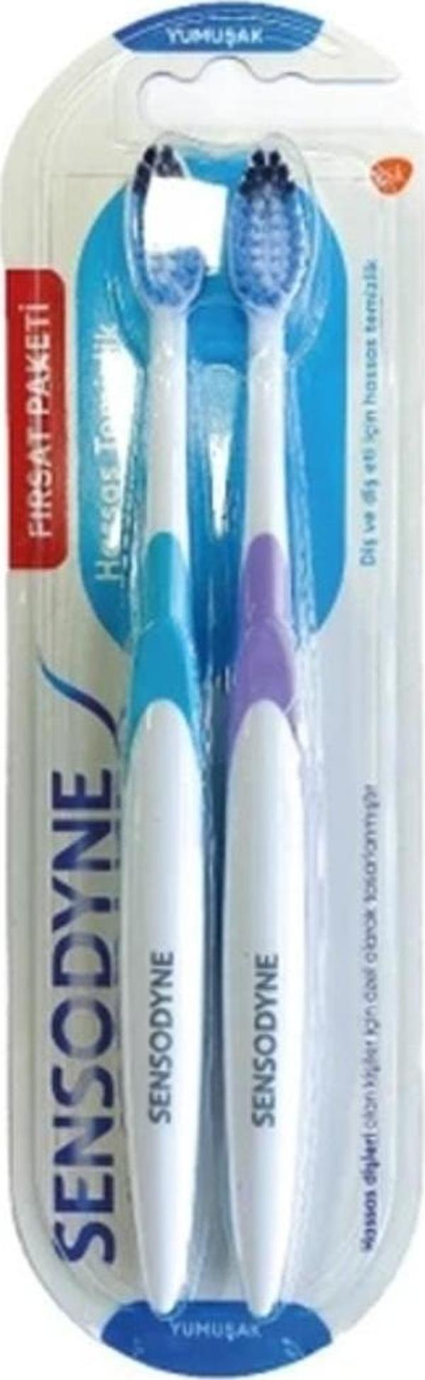 Sensodyne Hassas Temizlik Diş Fırçası Yumuşak 2 'Li Fırsat Paketi - Image 1