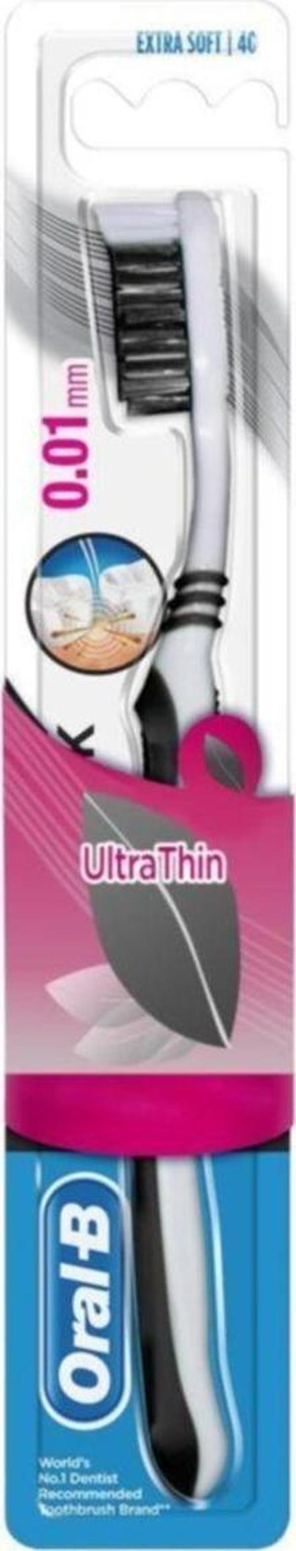 Oral-B Diş Fırçası Ultra Thin Siyah - Image 1