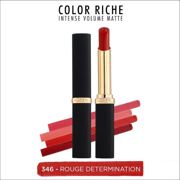 L'Oréal Paris Color Riche Intense Volume Matte Ruj - 346 Rouge Determination - Image 1