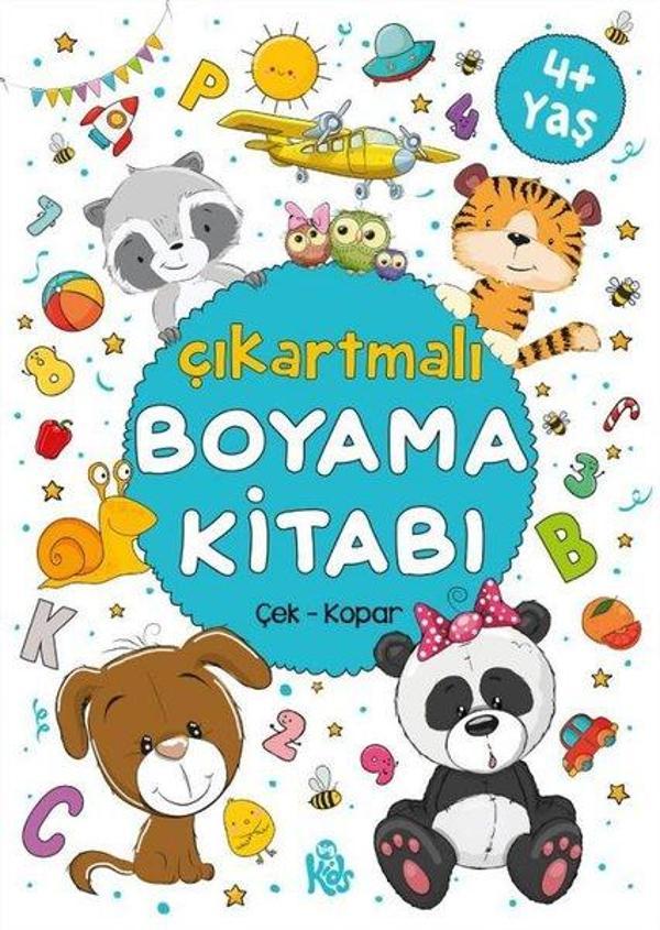 Çıkartmalı Boyama Kitabı Çek Kopar 4+Yaş - Bigkids Yayınları - Image 1