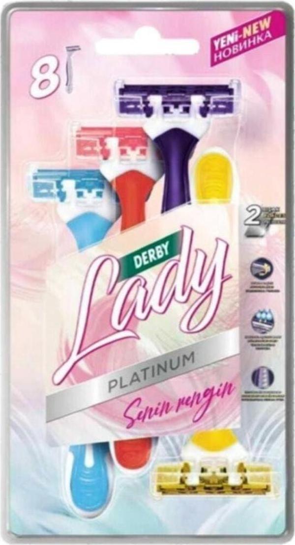 Derby Lady Platınum Çift Bıçaklı 8 Li - Image 1