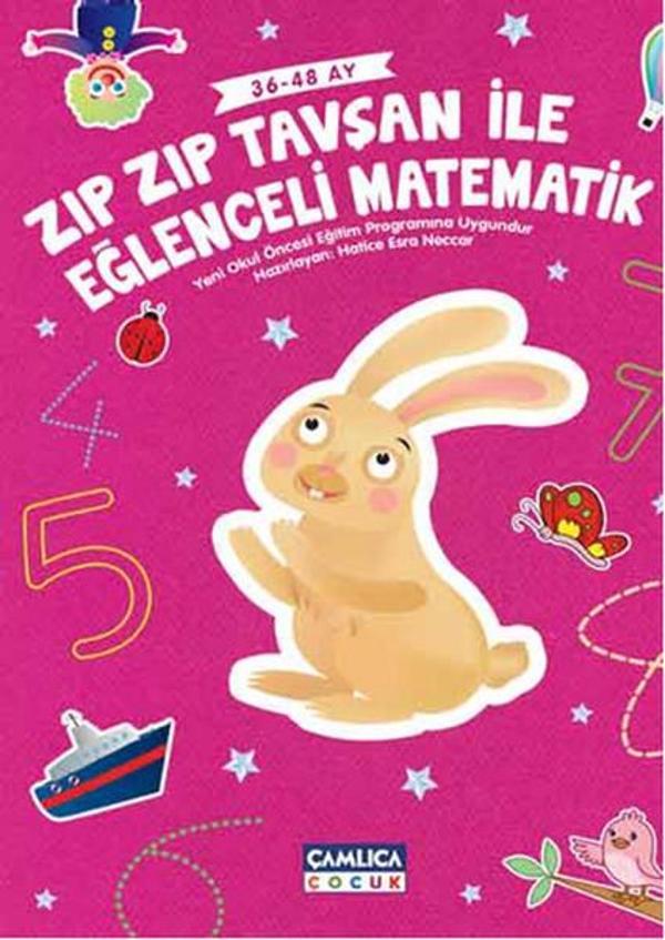 Zıpzıp Tavşan ile Eğlenceli Matematik (36 - 48 Ay) - Çamlıca Çocuk Yayınları - Image 1