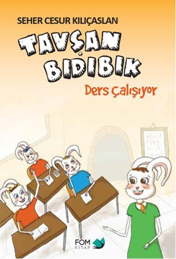 Tavşan Bıdıbık Ders Çalışıyor - Fom Kitap - Image 1