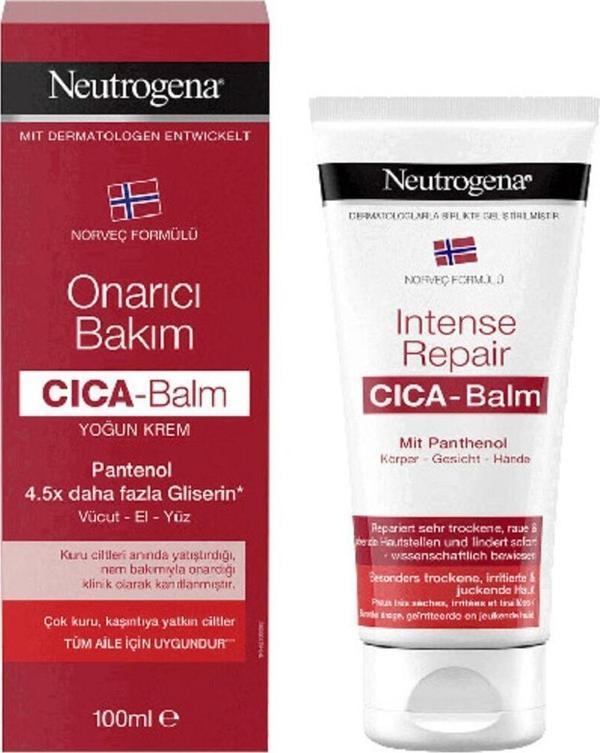 Neutrogena Onarıcı Bakım Cica Balm El Yüz Vücut Kremi 100 Ml - Image 1