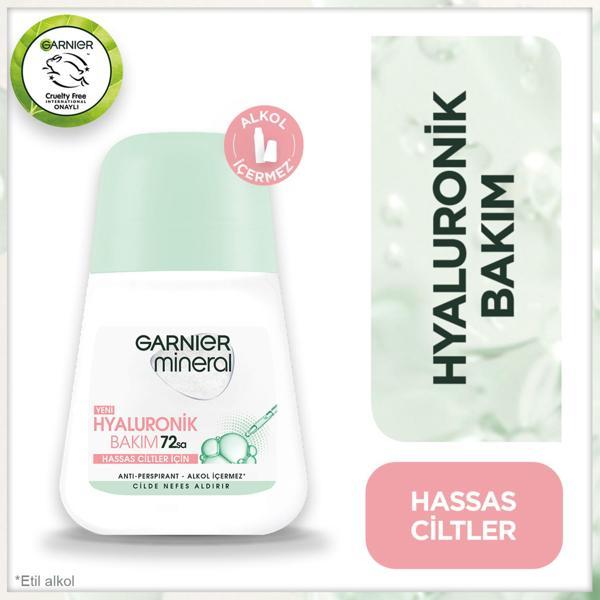 Garnier Mineral Hyaluronik Bakım Roll-on Deodorant - Image 1