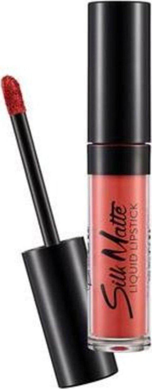 Flormar Kadife Dokulu Likit Mat Ruj - Silk Matte Liquid Lipstick - 003 Sunset - 8690604397303 - Image 1
