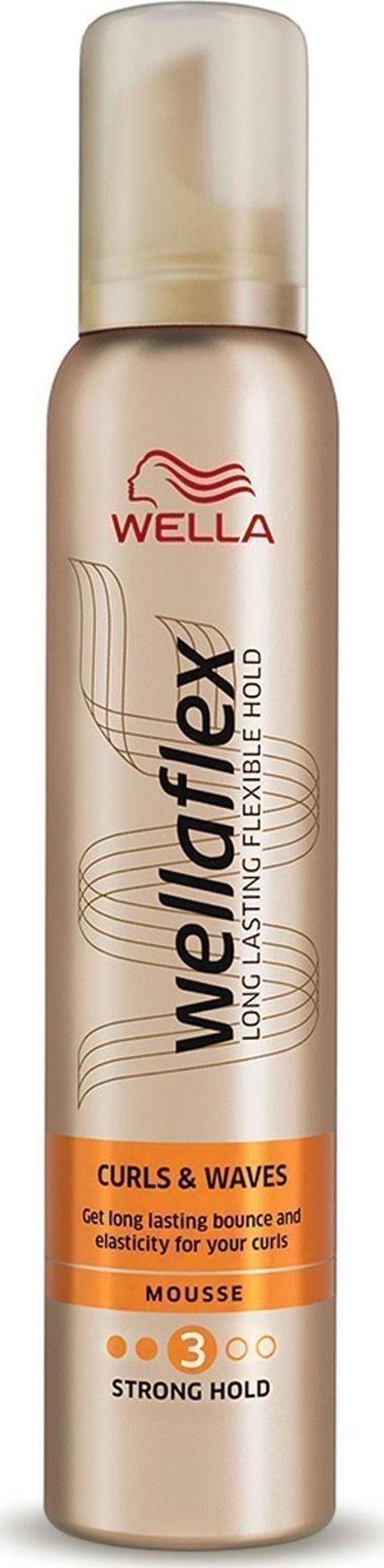Wella Wellaflex Curls & Waves Strong Hold Saç Köpüğü - 200 Ml - Image 1