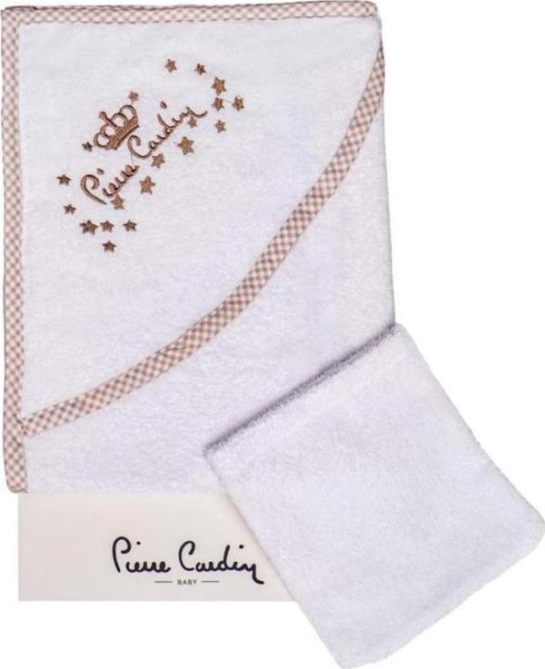 Pierre Cardin Kundak Banyo Havlusu - Ekru - Image 1