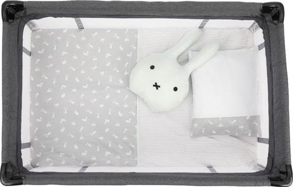 Sema Baby 6 Parça Lüks Park Yatak Bebek Uyku Seti - Happy Rabbit - Image 1
