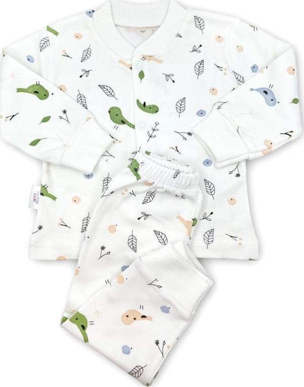 Sema Baby Happy Birds Bebek Pijama Takımı 6-9 Ay - Image 1