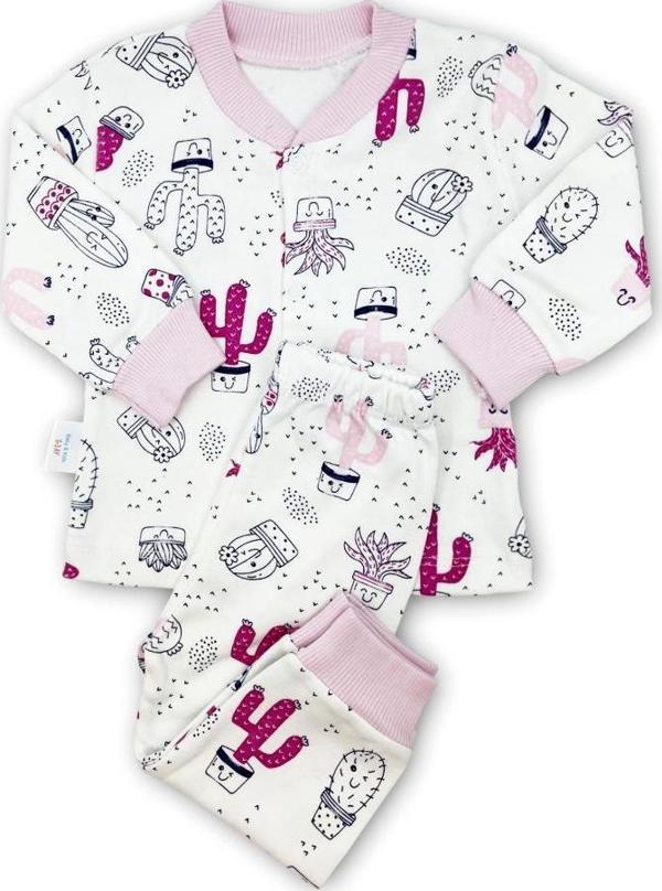 Sema Baby Sleeper Cactus Bebek Pijama Takımı 0-3 Ay - Pembe - Image 1