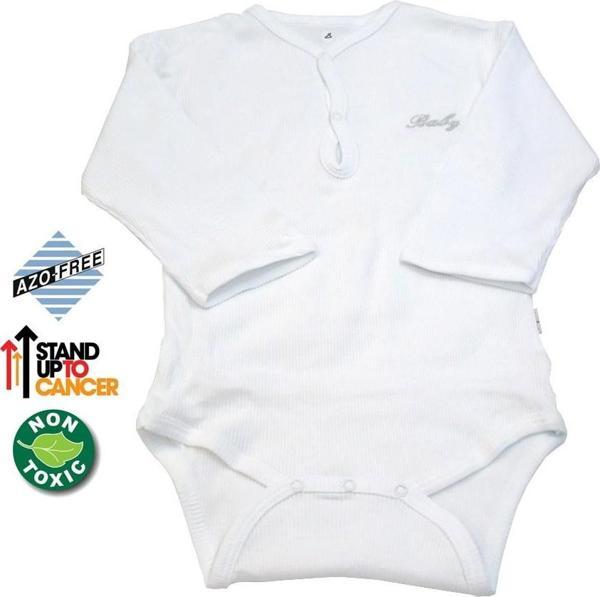 Sema Baby Uzun Kol Kaşkorse Badi (Body) - Beyaz 0-6 Ay - Image 1