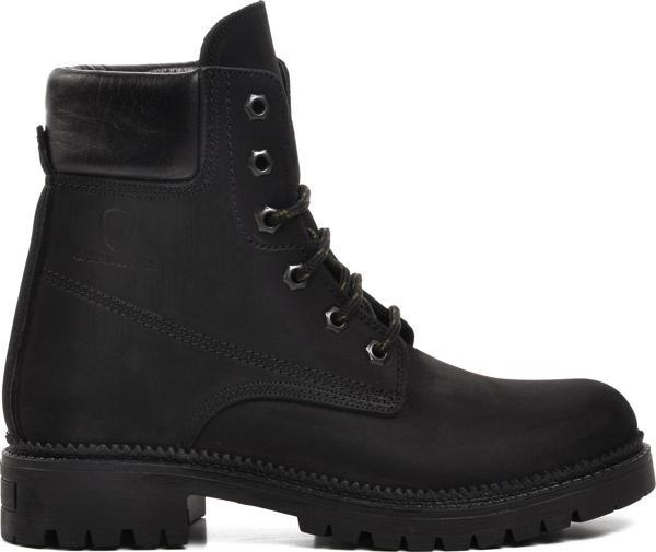 Ayakmod 90001-9 Siyah Nubuk İçi Polarlı Hakiki Deri Unisex Bot - Image 1