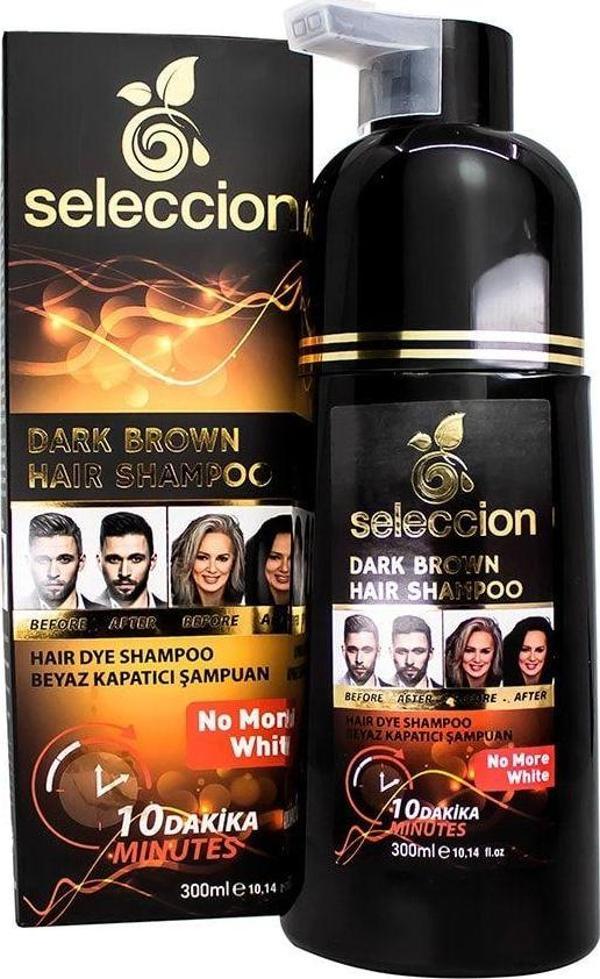 Seleccion Beyaz Kapatıcı Şampuan Koyu Kahve 300 Ml - Image 1