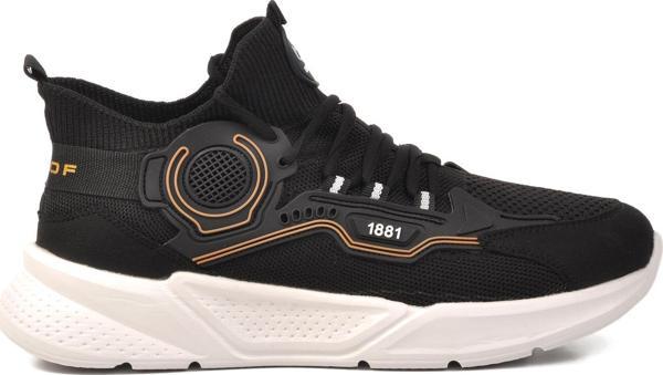 Ayakmod B384 Siyah-Beyaz Memory Foam Erkek Spor Ayakkabı - Image 1