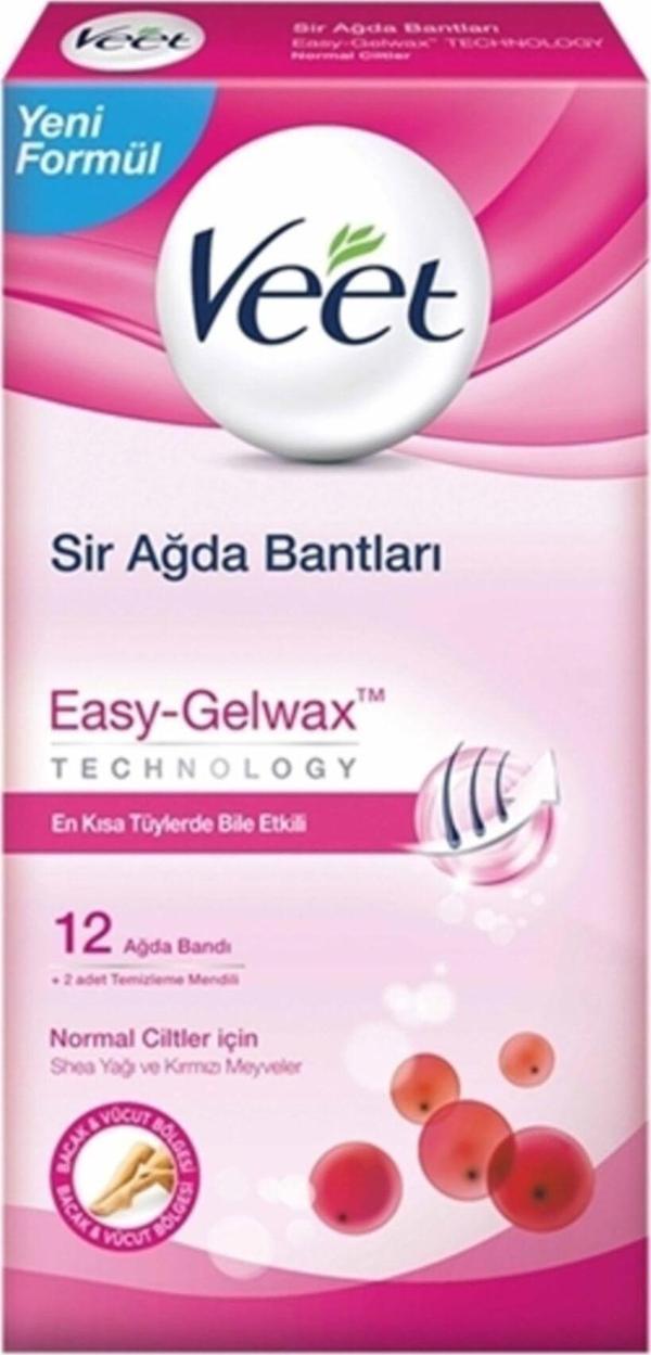Veet Kolay Kullanım Soğuk Ağda Bantları Normal Cilt - Image 1