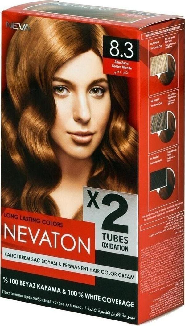 Nevaton Saç Boyası Seti 8.3 Altın Sarısı 8698636611763 - Image 1