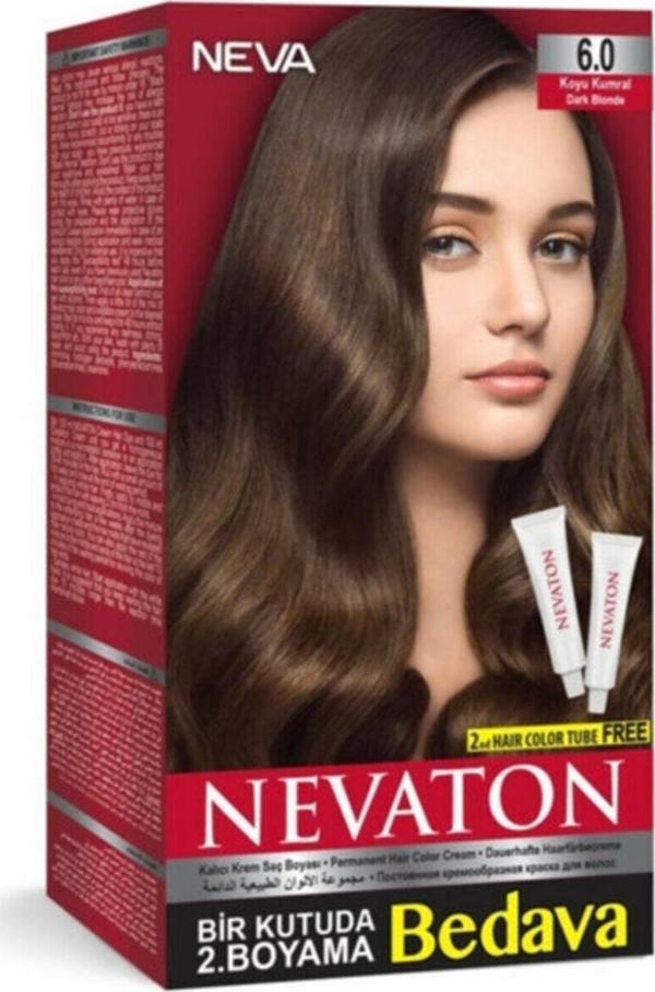 Nevaton Saç Boyası Seti 6.0 Koyu Kumral 8698636611626 - Image 1