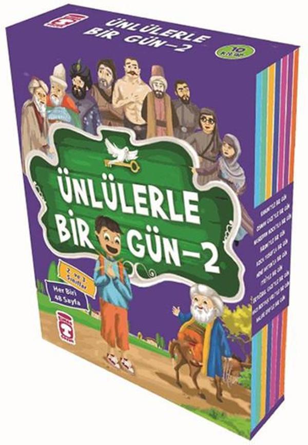 Ünlülerle Bir Gün 2 Seti-10 Kitap T - Timaş Çocuk - Image 1