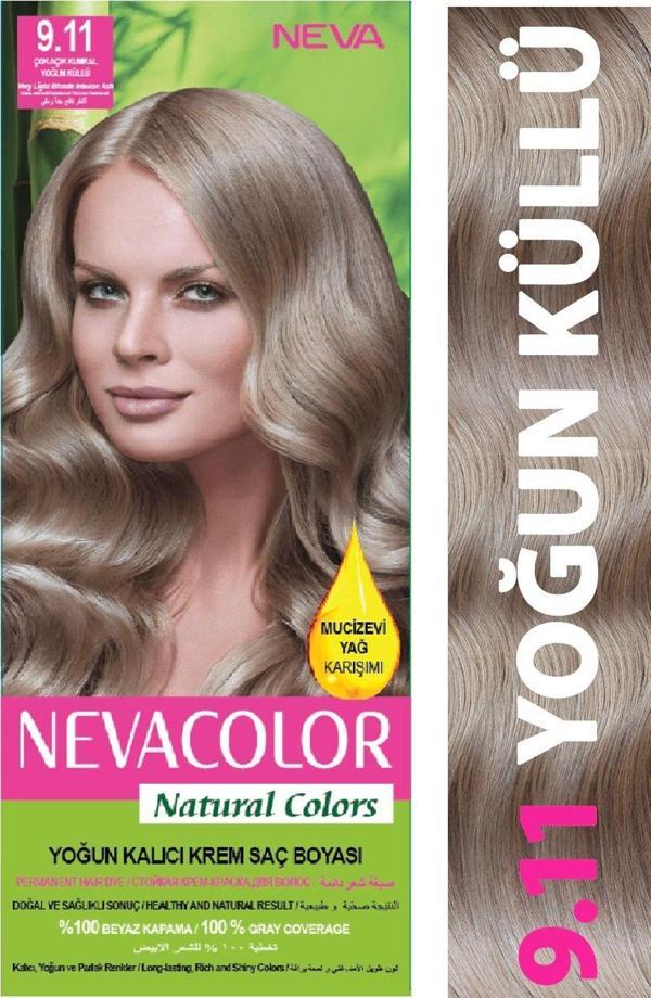 Neva Color Saç Boyası Seti 9.11 Çok Açık Kumral Yoğun Küllü 8698636612005 - Image 1