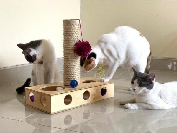 Nursoft Interaktif Kedi Oyuncak Tırmalama - Image 1