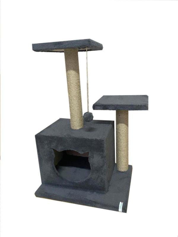 Nursoft Stepli Yuvalı Kedi Evi Kedi Tırmalaması (KEDİ GÖRÜNÜMLÜ) -antarasit - Image 1