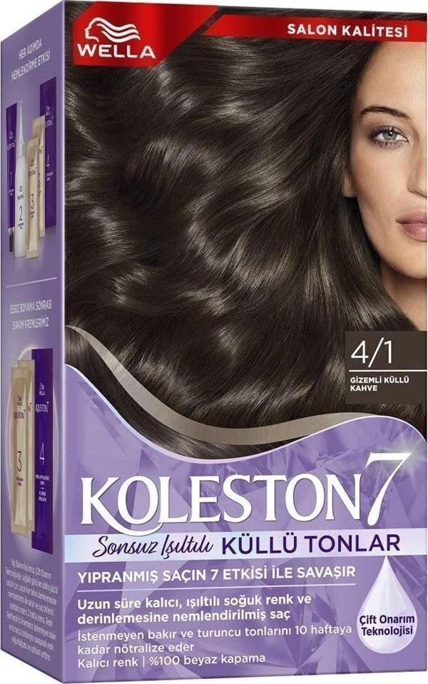 Wella Koleston Supreme Kit 4/1 Gizemli Küllü Kumral *18 - Image 1