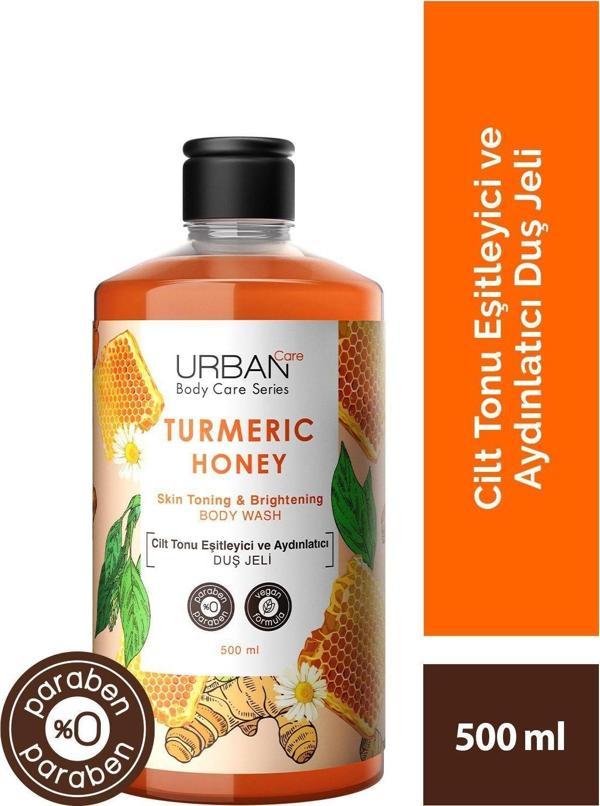 Urban Care Turmeric Honey Cilt Tonu Esitleyici Ve Aydınlatıcı Duş Jeli 500 Ml-Vegan - Image 1