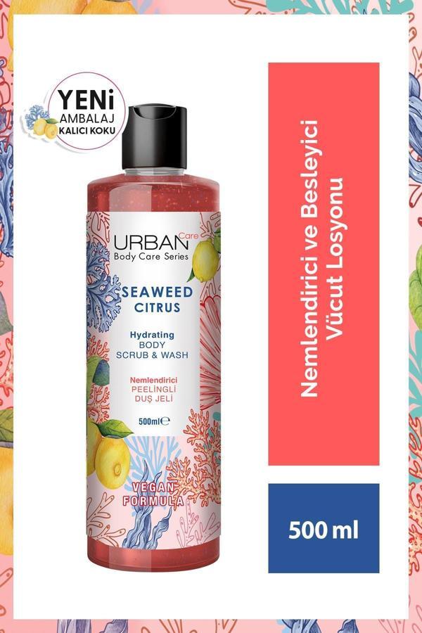 Urban Care Seaweed Citrus Nemlendirici Ve Besleyici Peelingli Duş Jeli 500 Ml-Vegan - Image 1