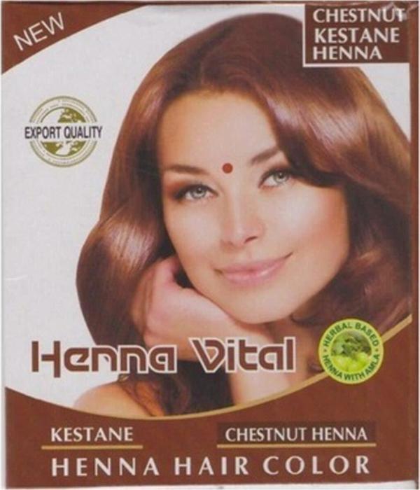 Henna Prime Henna Vıtal Kına Kestane Saç Boyası - Image 1