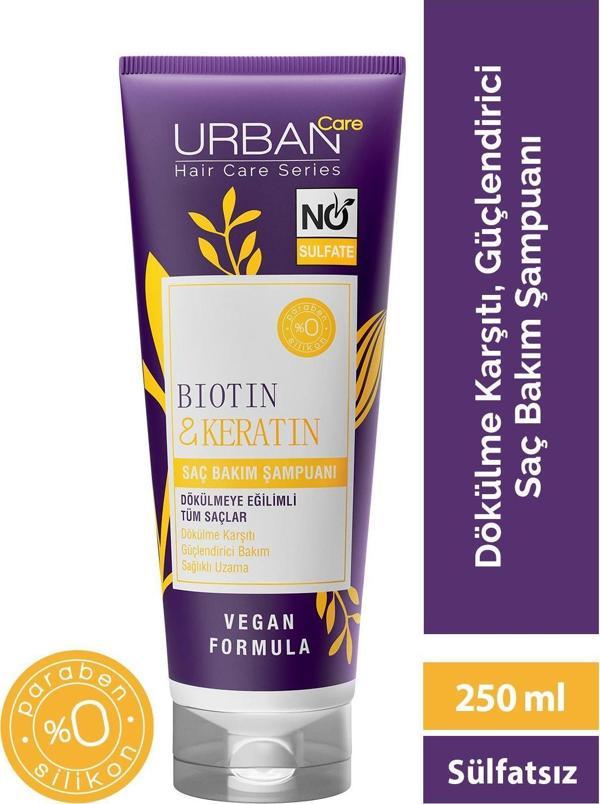 Urban Care Biotin & Keratin Saç Bakım Şampuanı 250 Ml - Sülfatsız - Image 1