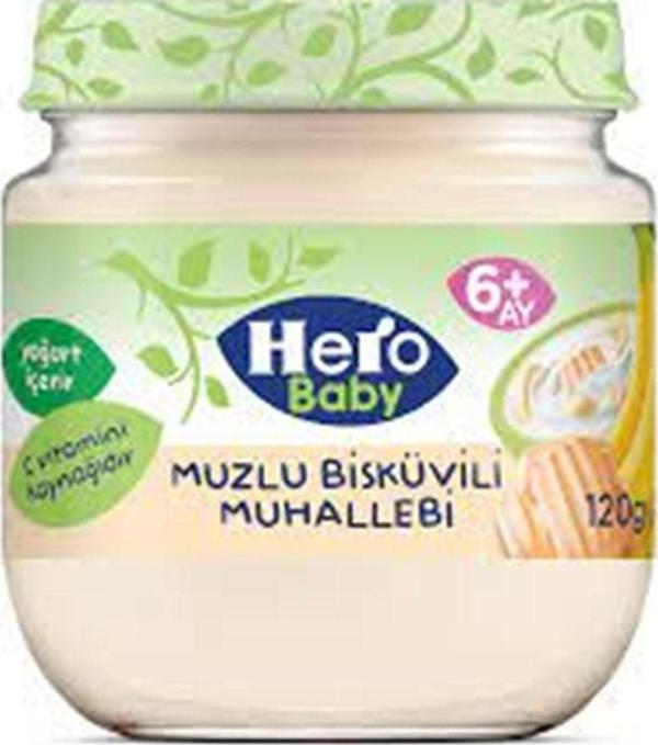 Ülker Hero Baby Mey.Püreli Mama 120Gr Muz.Bisk.Muhallebi - Image 1