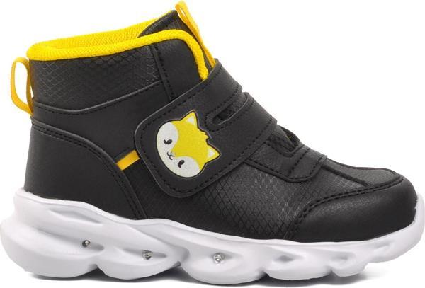 Ayakmod Riwi-P Siyah Cırtlı Çocuk Sneaker Bot - Image 1