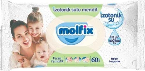 Molfix Izotonik Islak Mendil Ferah Temizlik 60 Adet - Image 1