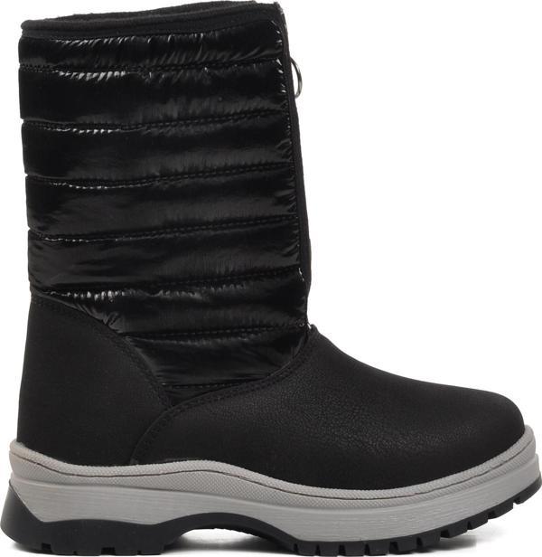 Ayakmod Staye-F Siyah İçi Polarlı Çocuk Kar Botu - Image 1