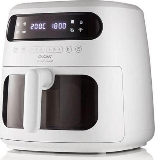 Arzum 2076-B Aırtasty Smart Aır Fryer Sıcak Hava Frıtozu Beyaz - Image 1