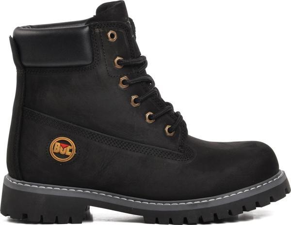 Bulldozer 220262 Siyah Nubuk Hakiki Deri Erkek Bot - Image 1