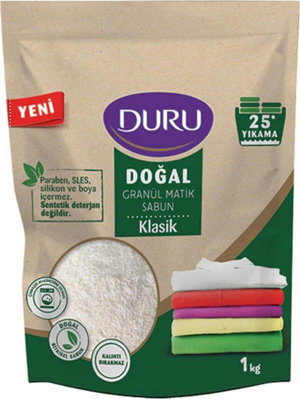 Duru Klasik Granül Matik 25 Yıkama Sabun 1 Kg - Image 1