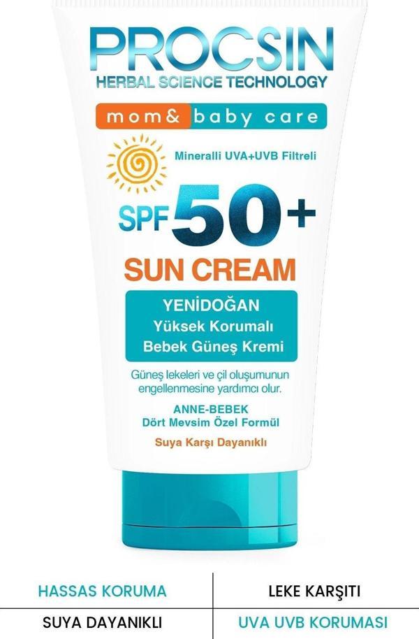 Procsin Baby Yüksek Uv Korumalı Bebek Ve Çocuk Spf50+ Güneş Kremi 50 Ml - Image 1