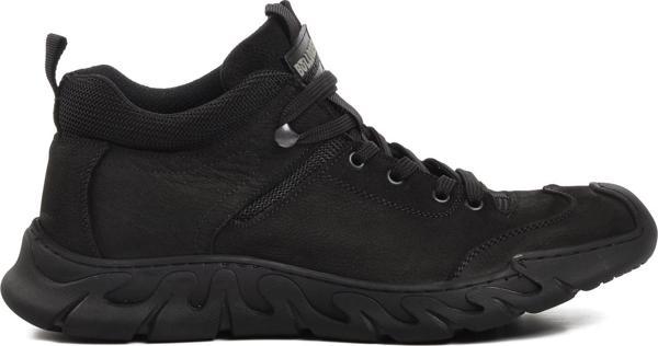 Bulldozer 230003 Siyah Nubuk Hakiki Deri Erkek Günlük Ayakkabı - Image 1